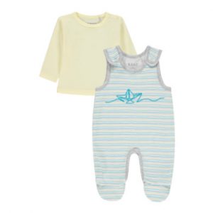 KANZ Boys Strampler-Set y/d stripe/multicolored